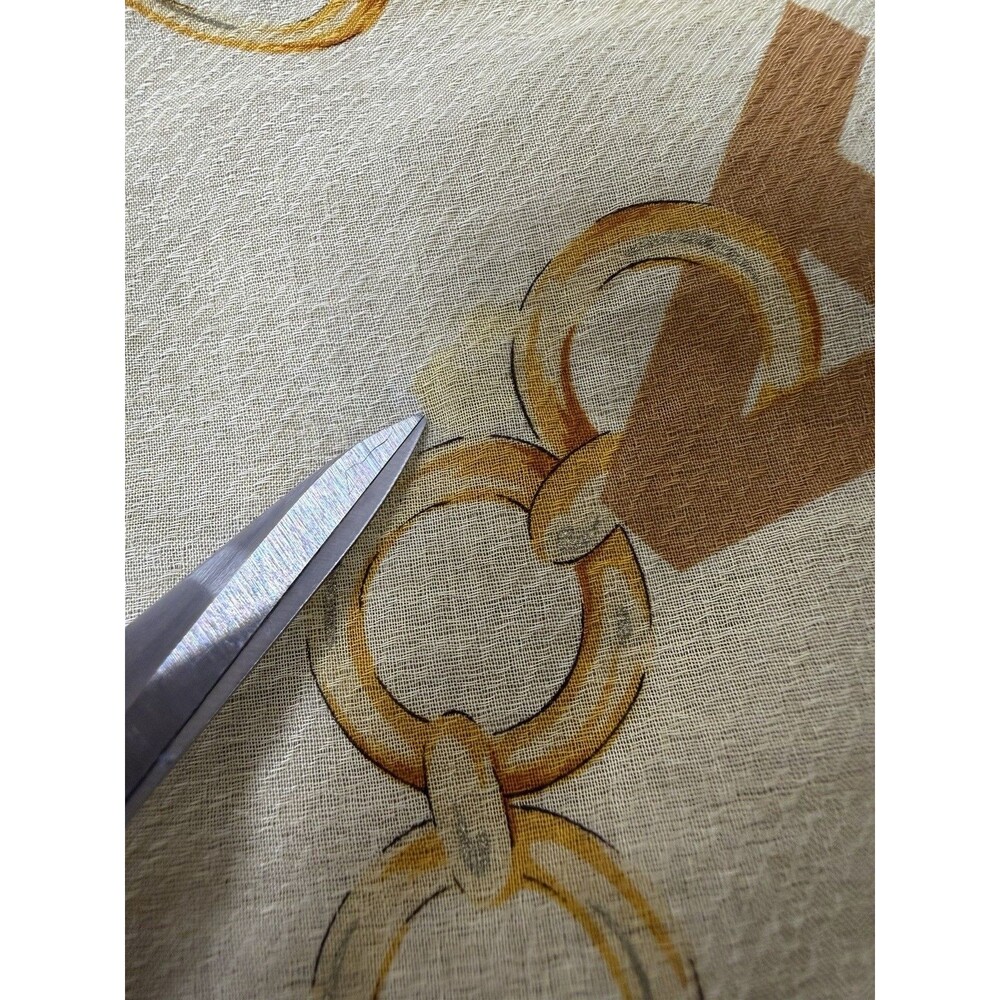 Vintage Celine Handkerchief Neckerchief Bandana Pocket Square Paris Motif - Picture 6 of 7